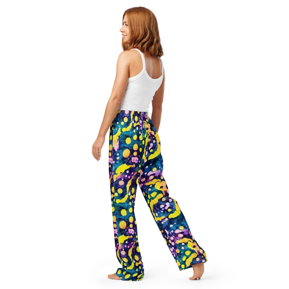 Ink Galaxy on Women's Pajama Pants — Back