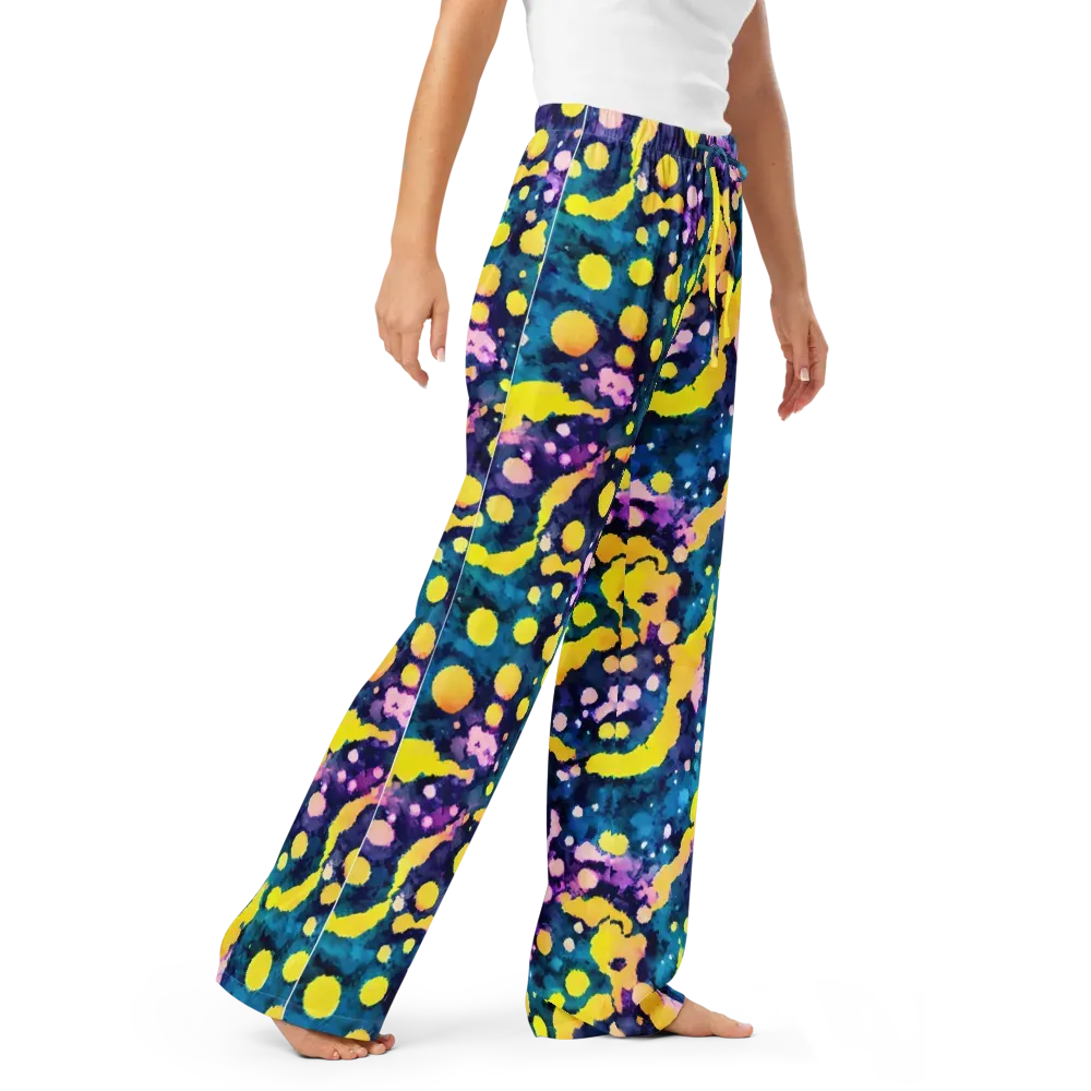 Ink Galaxy on Women's Pajama Pants — Right Front