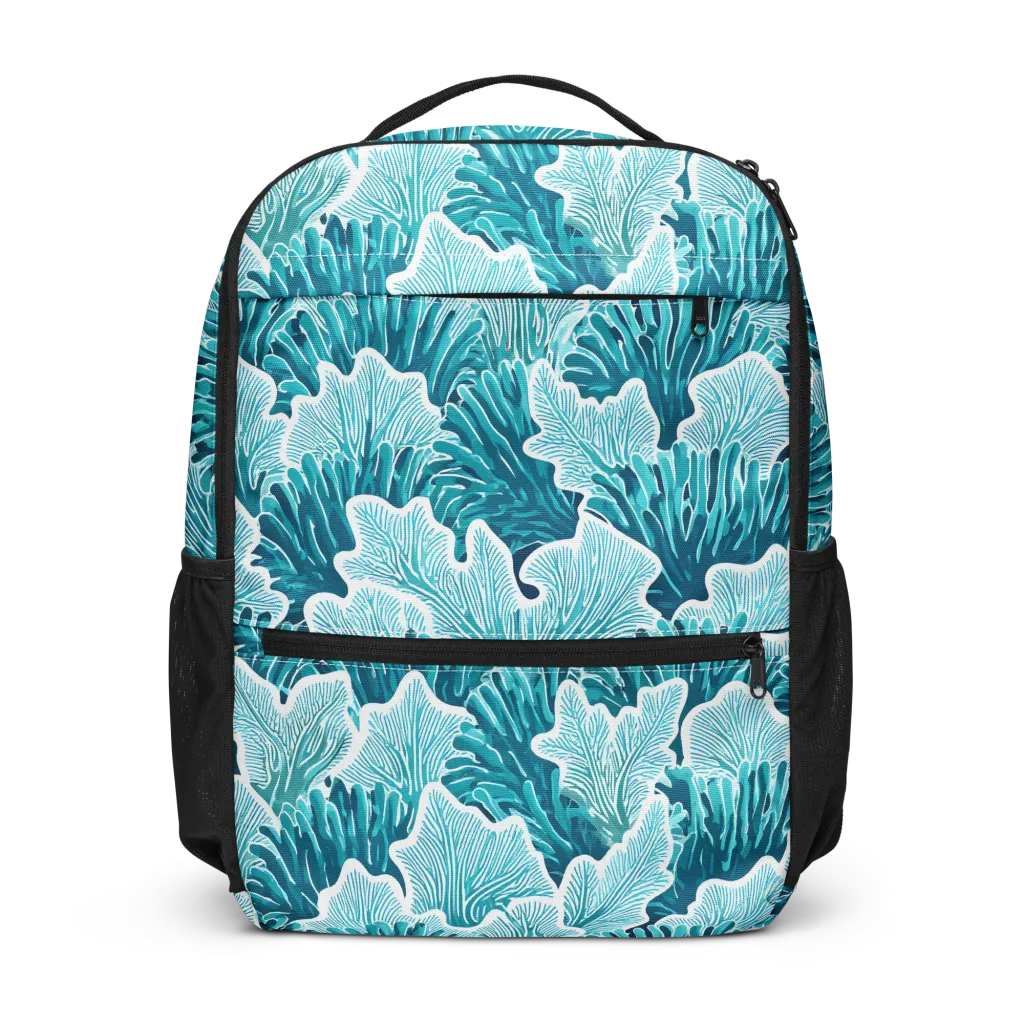 Azure Coral on Utility Backpack — Front