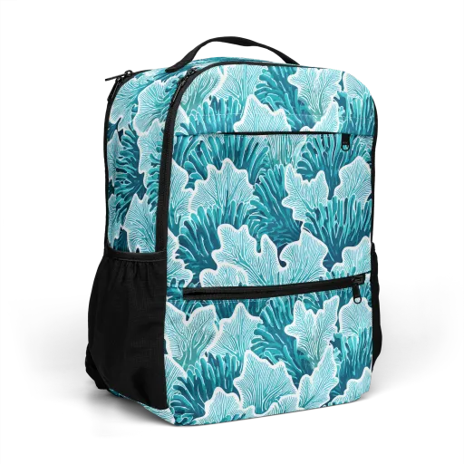 Azure Coral on a Utility Backpack