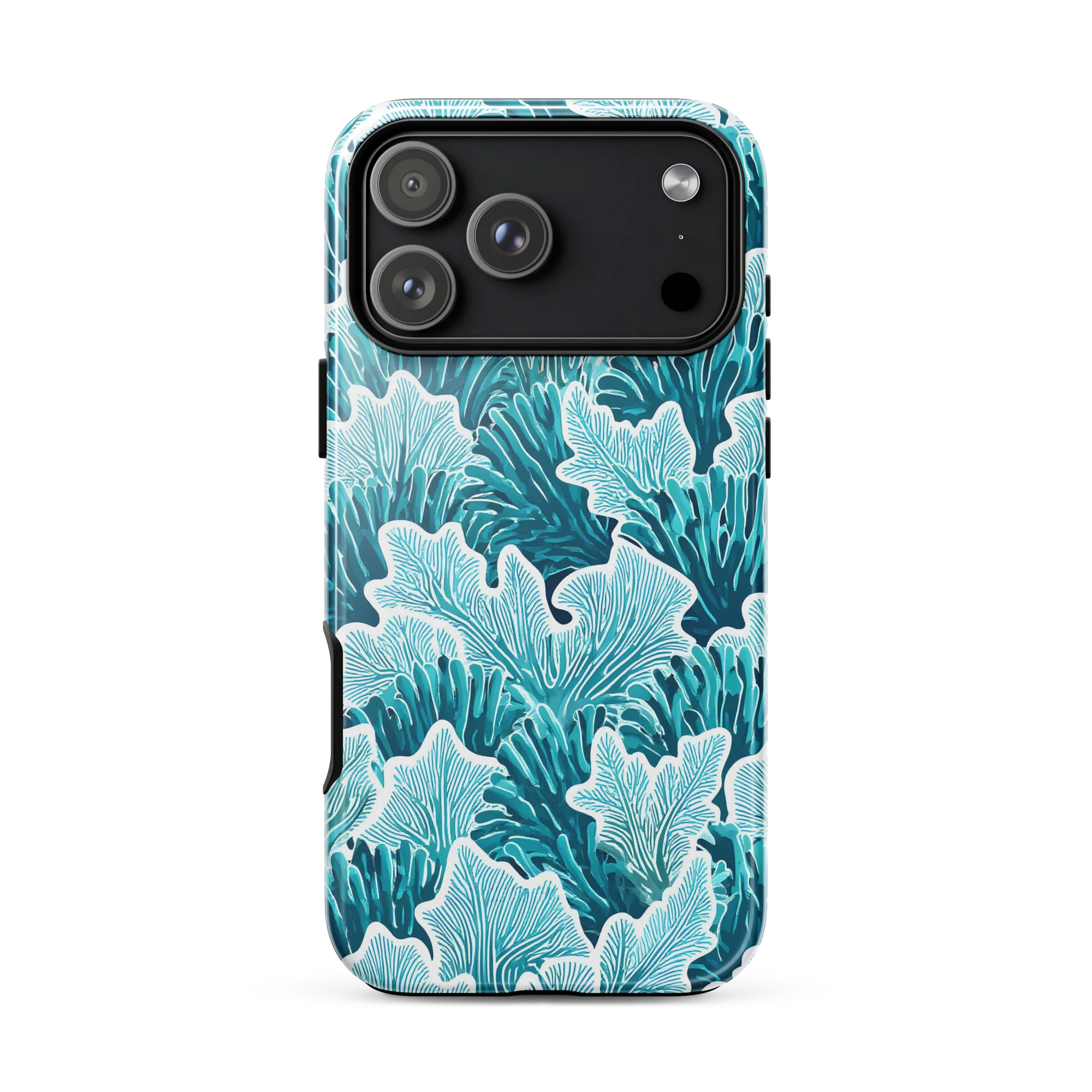 Azure Coral on Tough Case for iPhone® — Front