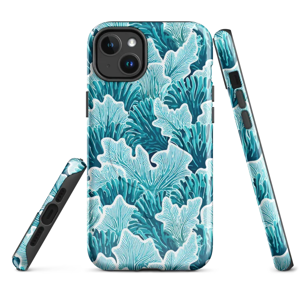 Azure Coral on MagSafe Tough Case for iPhone® — Front