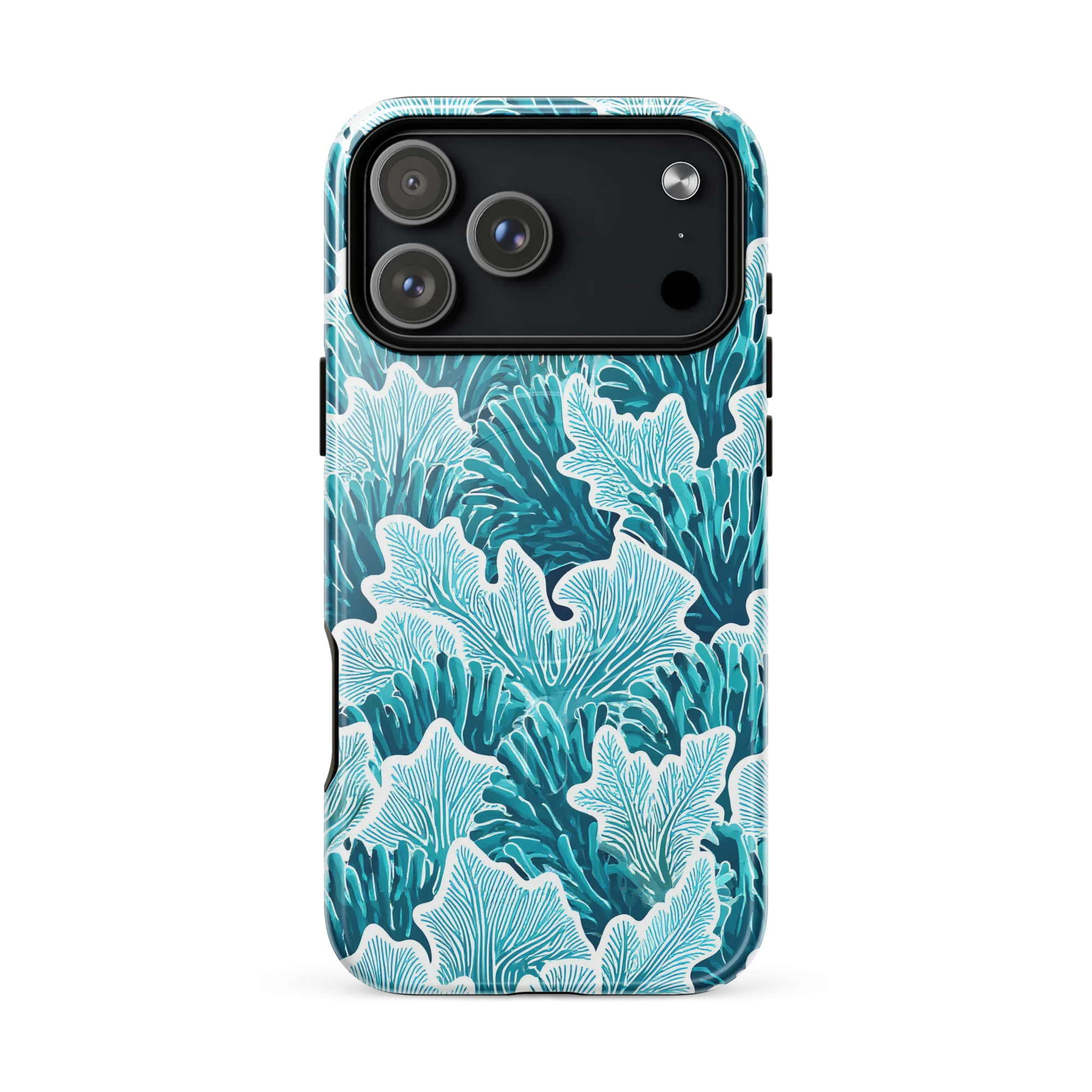 Azure Coral on MagSafe Tough Case for iPhone® — Front