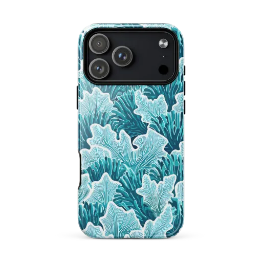 Azure Coral on a MagSafe Tough Case for iPhone®