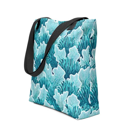 Azure Coral on a Tote Bag