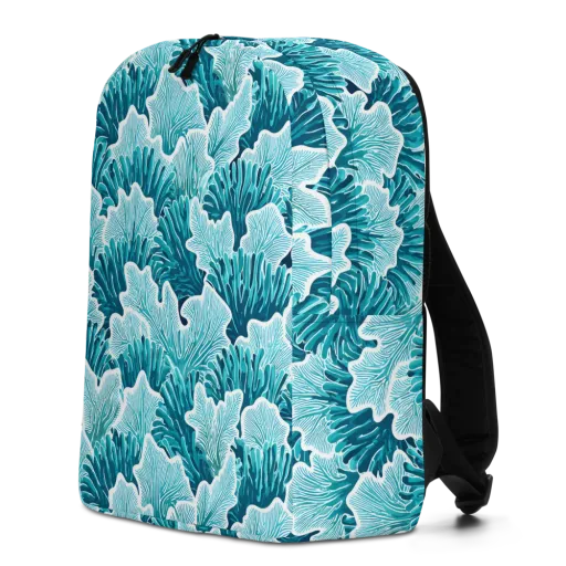 Azure Coral on a Minimalist Backpack