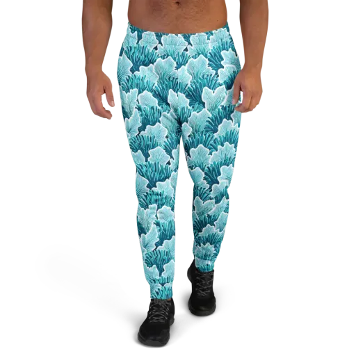 Azure Coral on a Men's Joggers