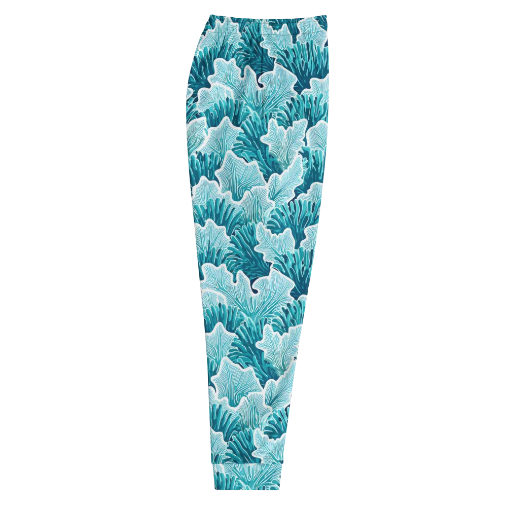 Azure Coral on Men's Joggers — Right