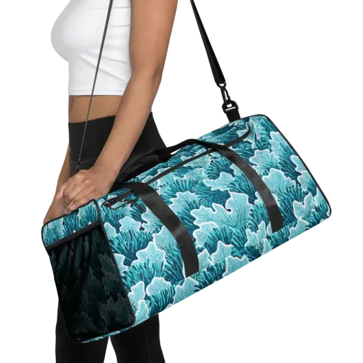 Azure Coral on a Duffle Bag