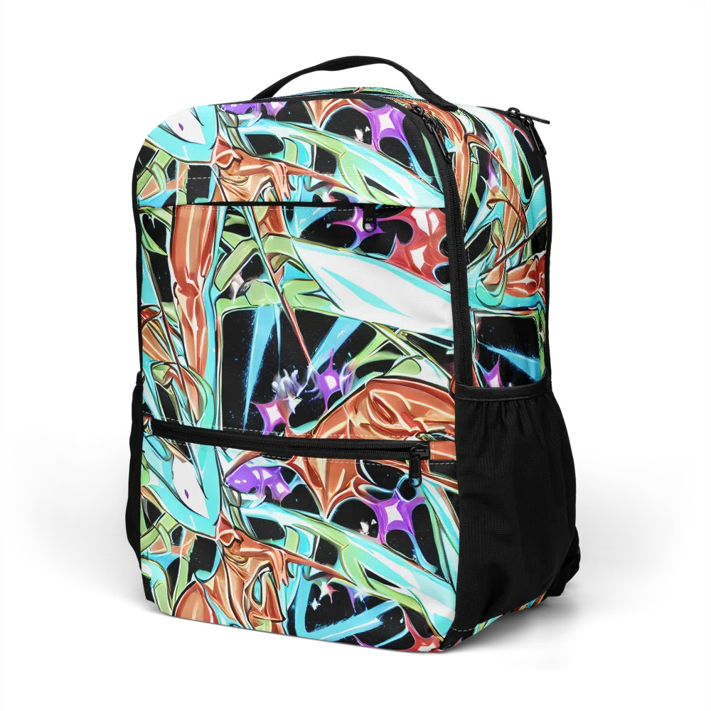 Vivid Overgrowth on Utility Backpack — Left Front