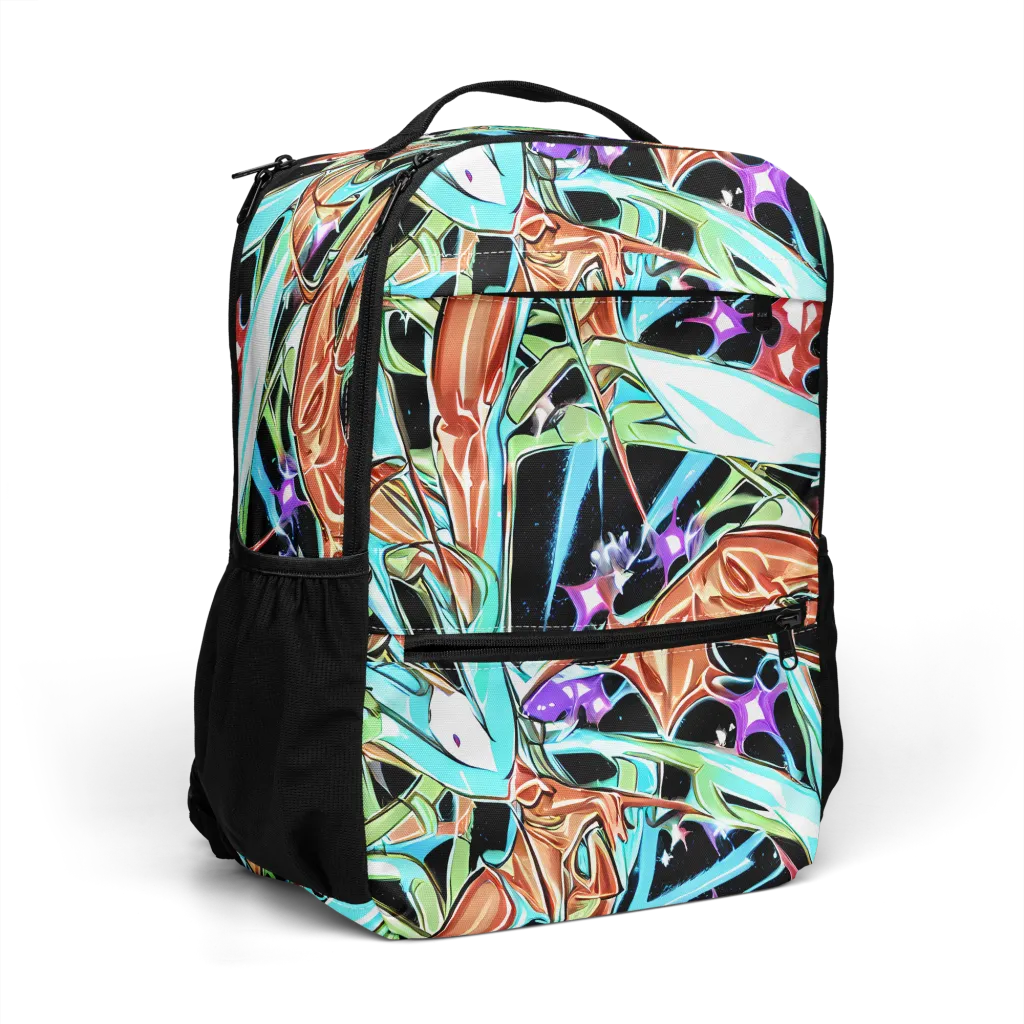 Vivid Overgrowth on Utility Backpack — Right Front
