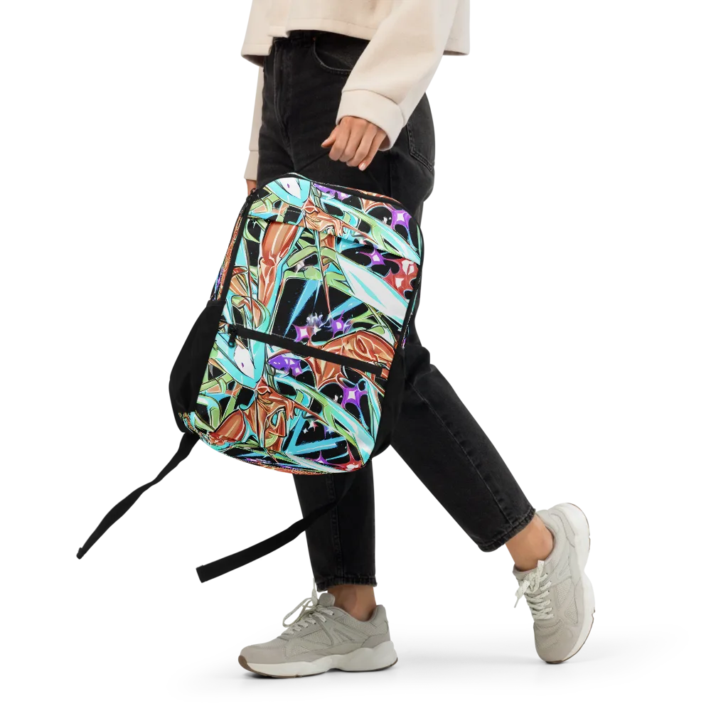Vivid Overgrowth on Utility Backpack — Front