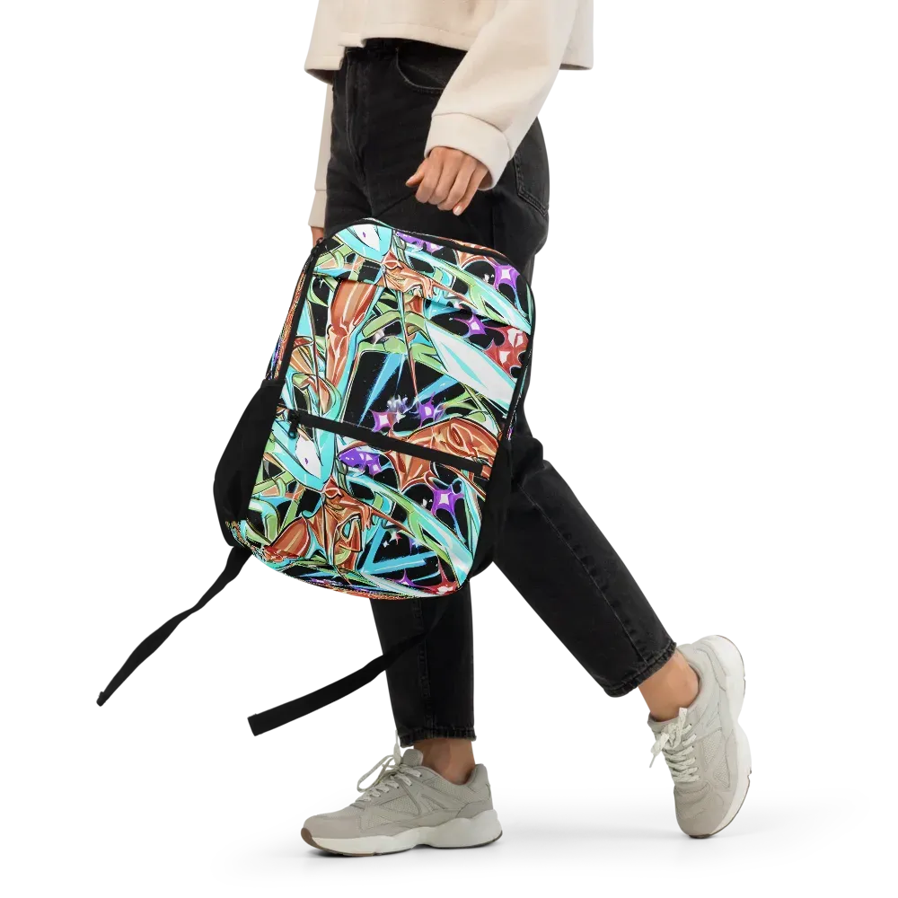 Vivid Overgrowth on Utility Backpack — Front