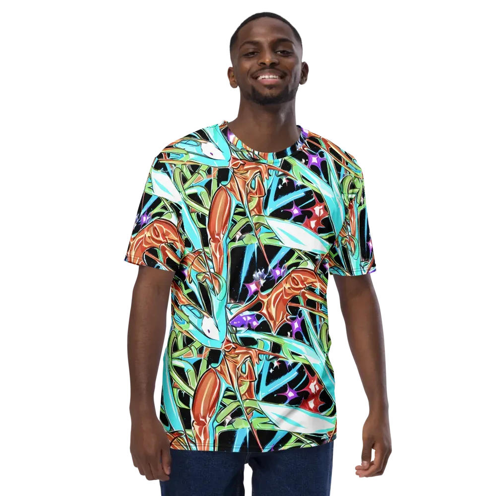 Vivid Overgrowth on Men's Crew Neck T-Shirt — Front