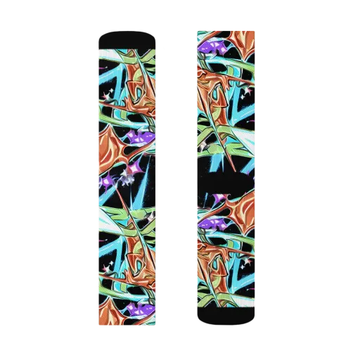 Vivid Overgrowth on a Socks