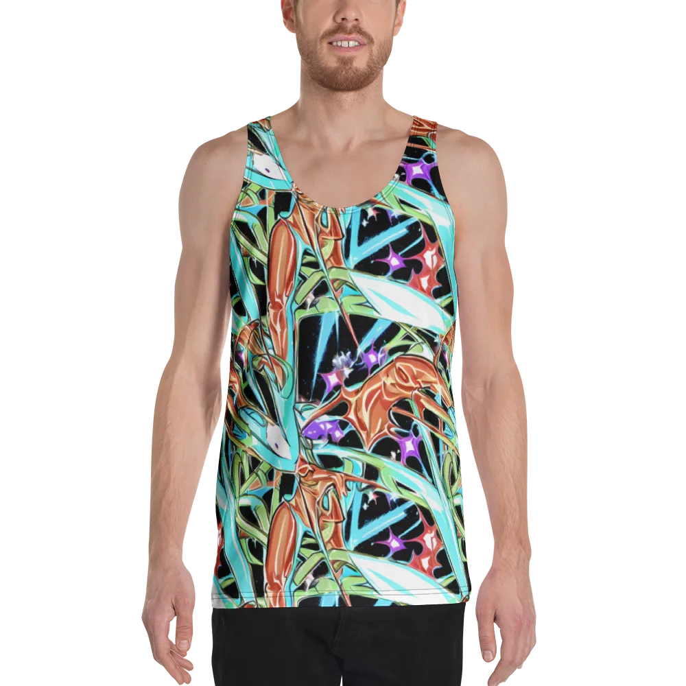Vivid Overgrowth on Men's Tank Top — Front