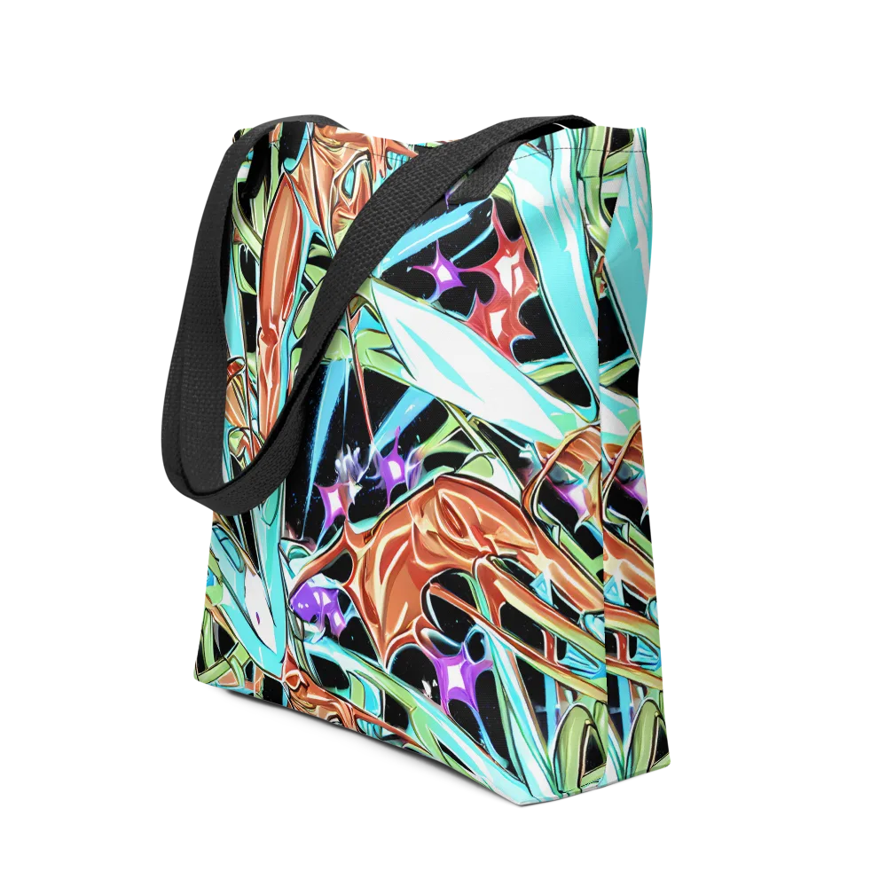 Vivid Overgrowth on Tote Bag — Front