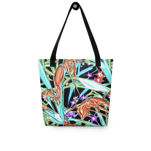 Vivid Overgrowth on a Tote Bag