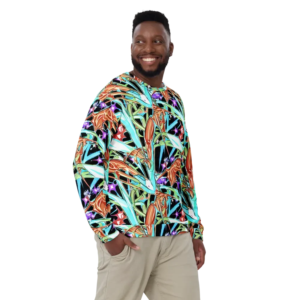 Vivid Overgrowth on Sweatshirt — Front