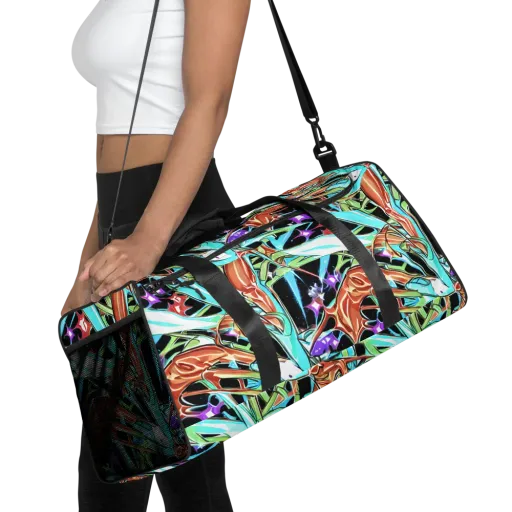 Vivid Overgrowth on a Duffle Bag