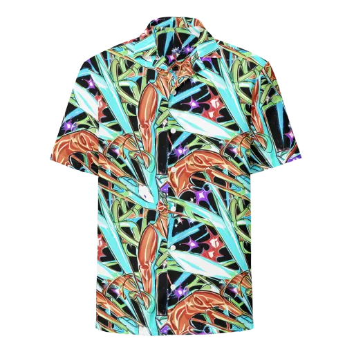 Vivid Overgrowth on a Button Shirt