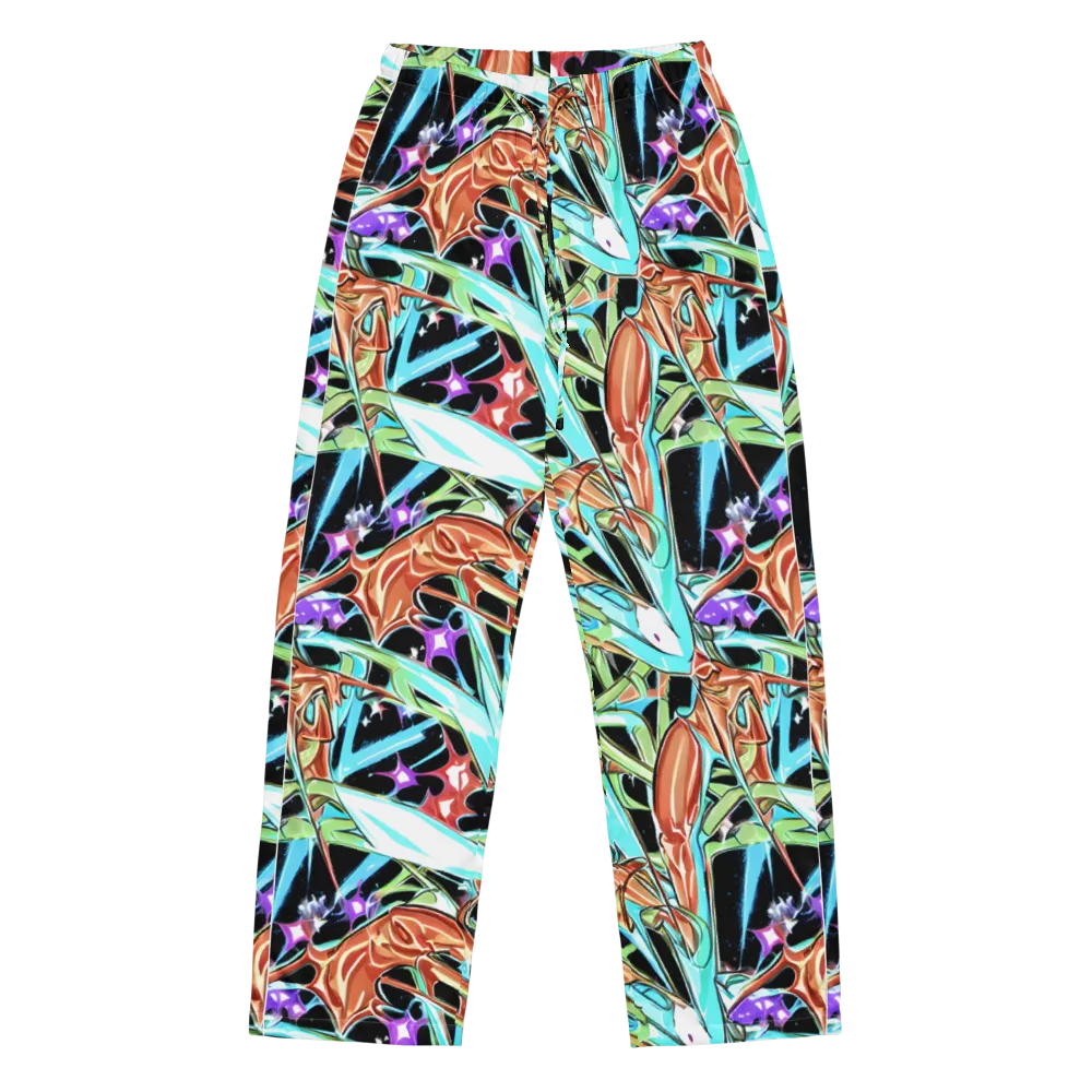 Vivid Overgrowth on Women's Pajama Pants — Front