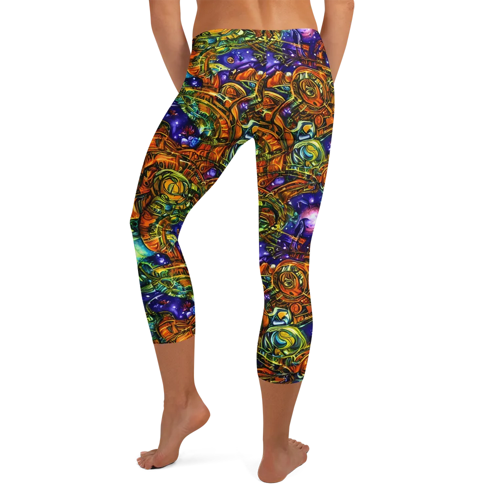 Ultraviolet Machine on Capri Leggings — Back