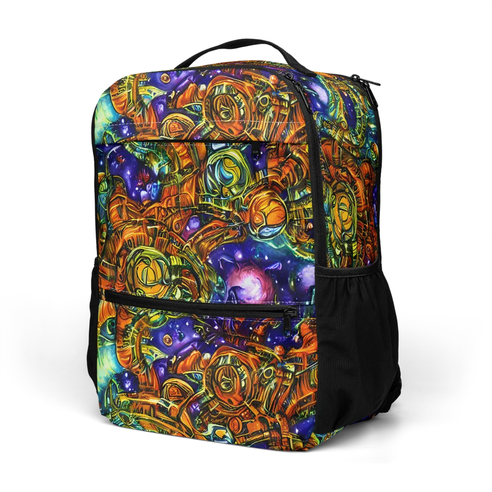 Ultraviolet Machine on Utility Backpack — Left Front