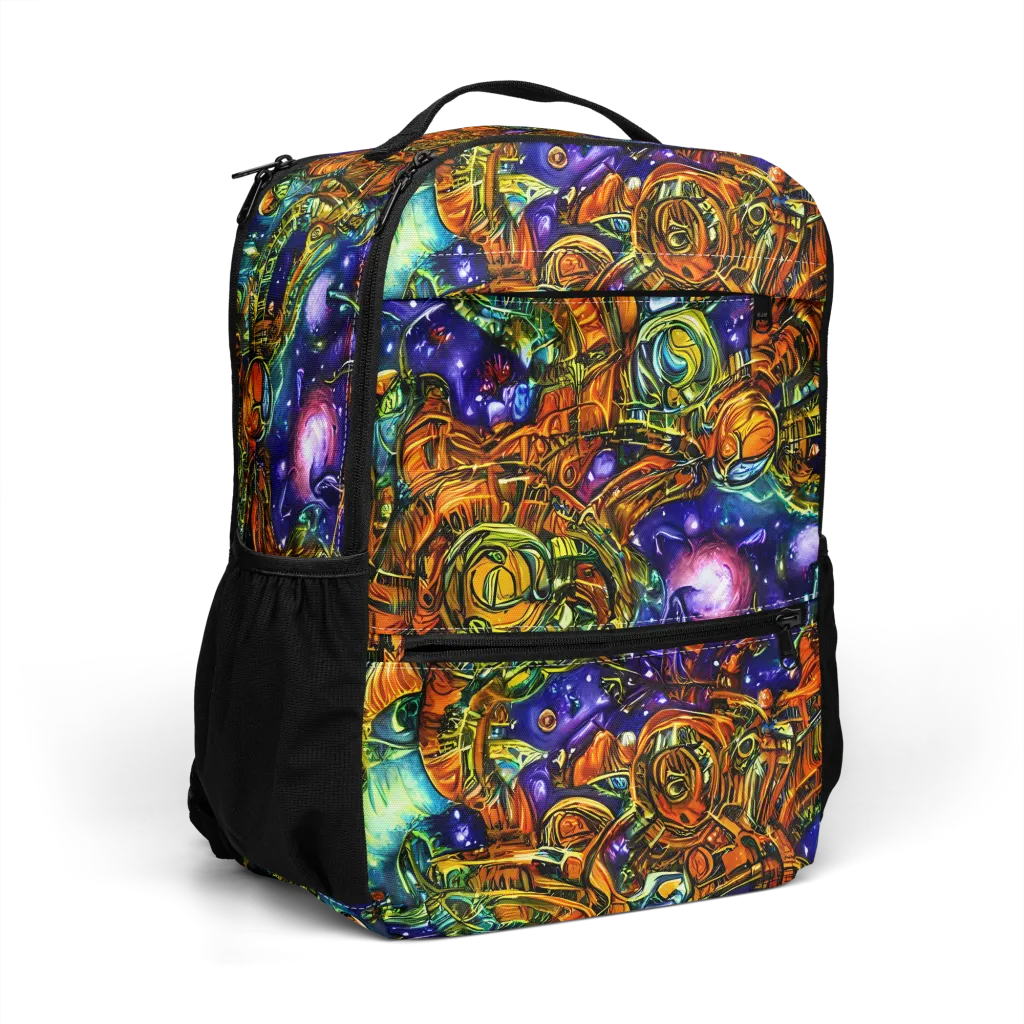 Ultraviolet Machine on Utility Backpack — Right Front