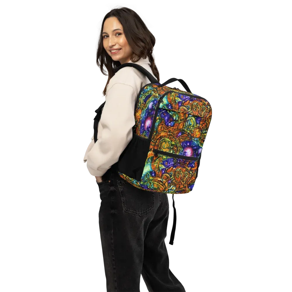 Ultraviolet Machine on Utility Backpack — Back