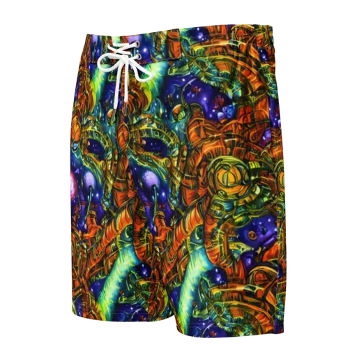 Ultraviolet Machine on a Men's Board Shorts