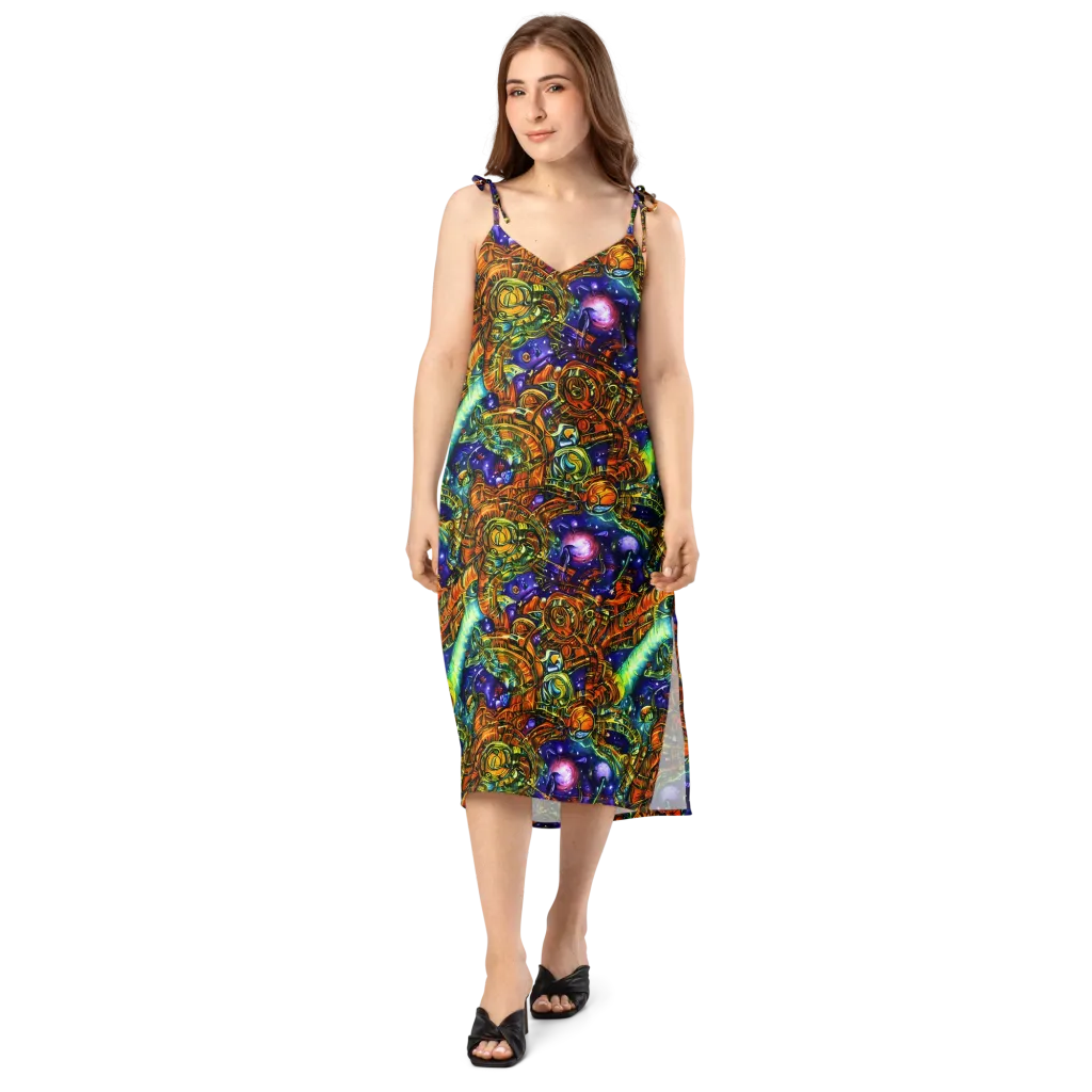 Ultraviolet Machine on Slip Dress — Front