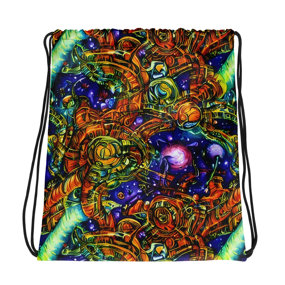 Ultraviolet Machine on Drawstring Bag — Photo