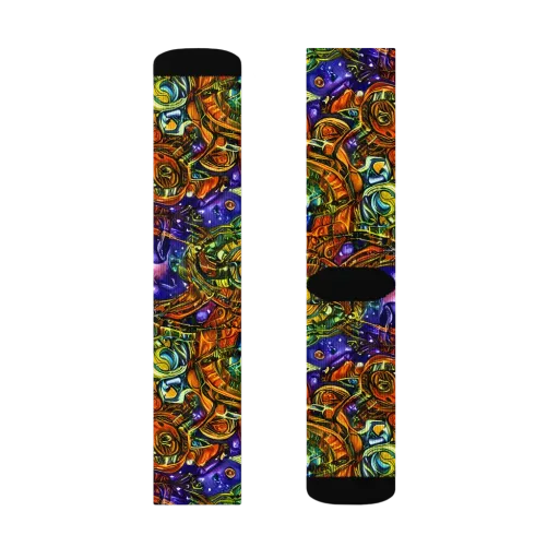 Ultraviolet Machine on a Socks