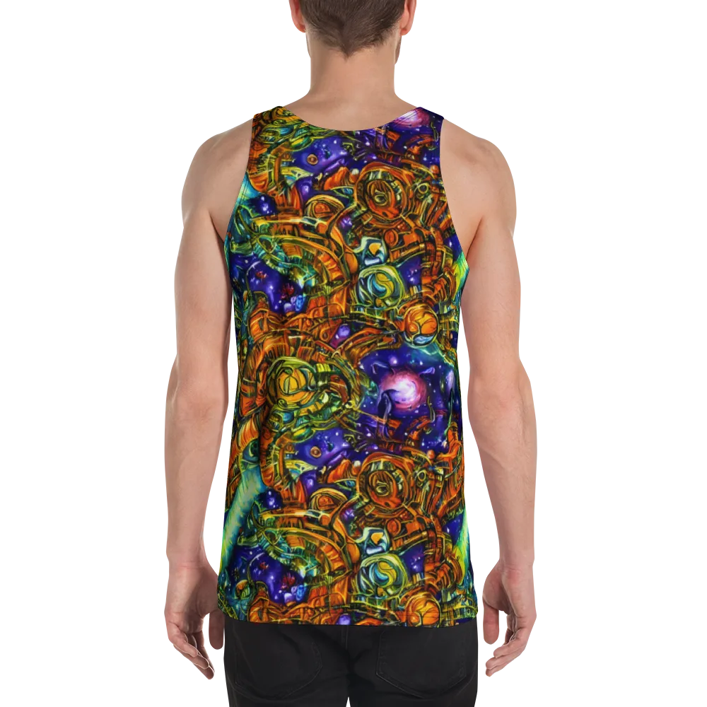 Ultraviolet Machine on Men's Tank Top — Back