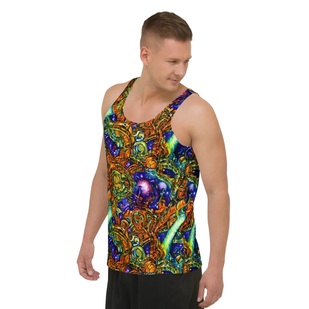 Ultraviolet Machine on Men's Tank Top — Left Front