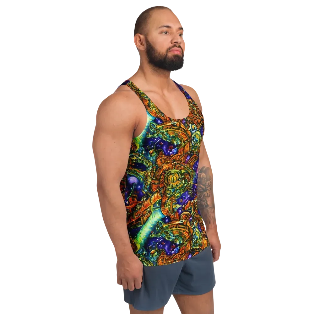 Ultraviolet Machine on Men's Tank Top — Right Front