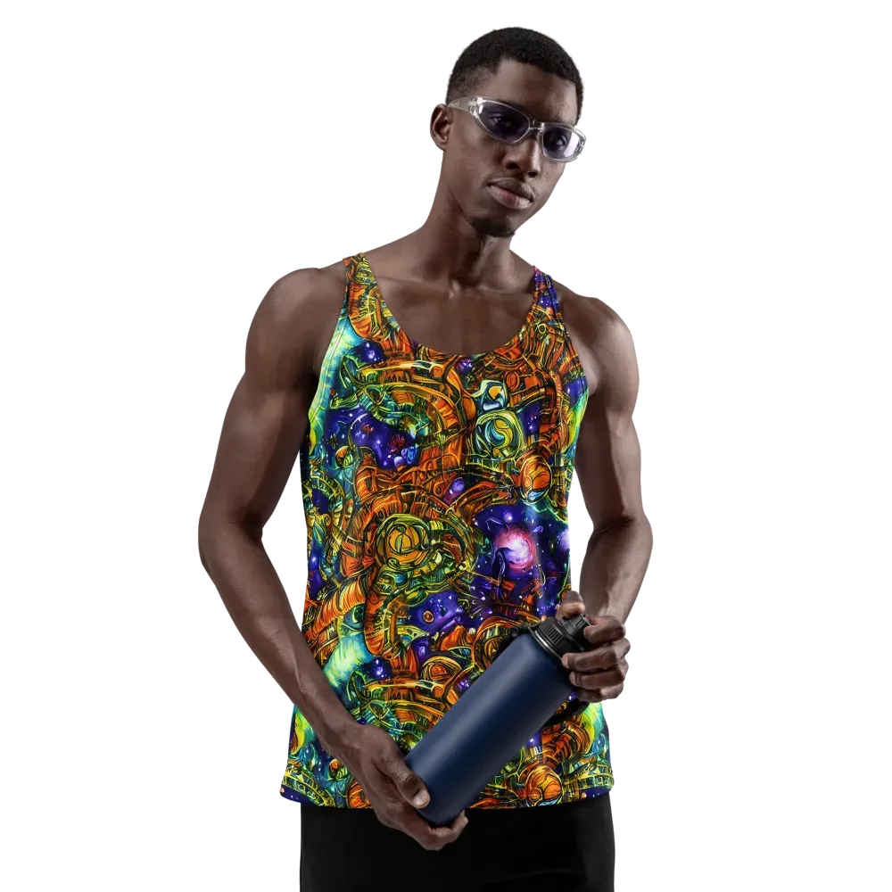 Ultraviolet Machine on Men's Tank Top — Front