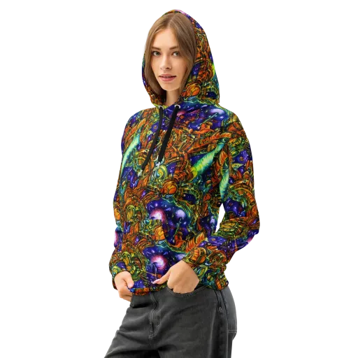 Ultraviolet Machine on a Cotton Hoodie