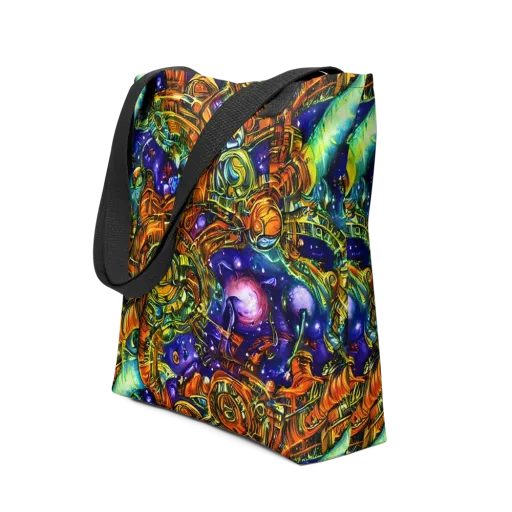 Ultraviolet Machine on a Tote Bag