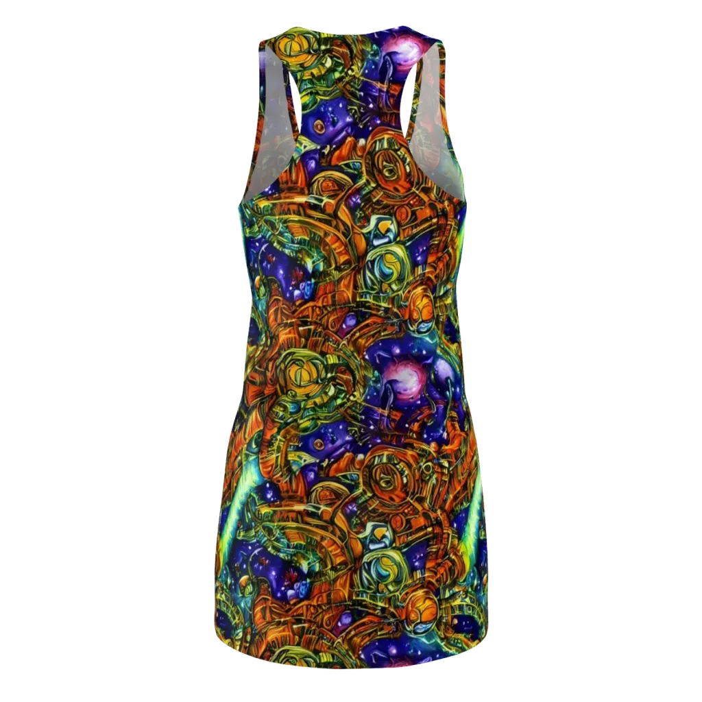 Ultraviolet Machine on Racerback Dress — Back