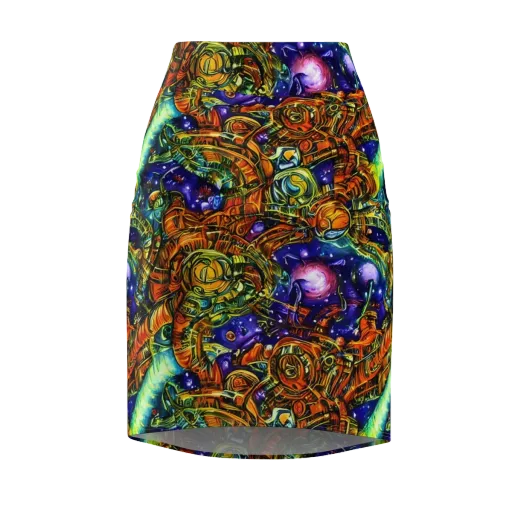 Ultraviolet Machine on a Pencil Skirt
