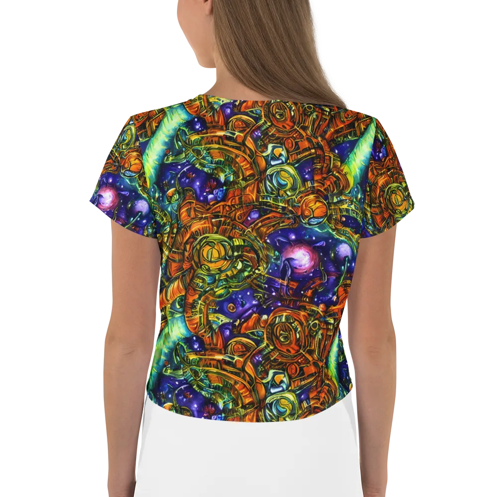 Ultraviolet Machine on Crop Tee — Back