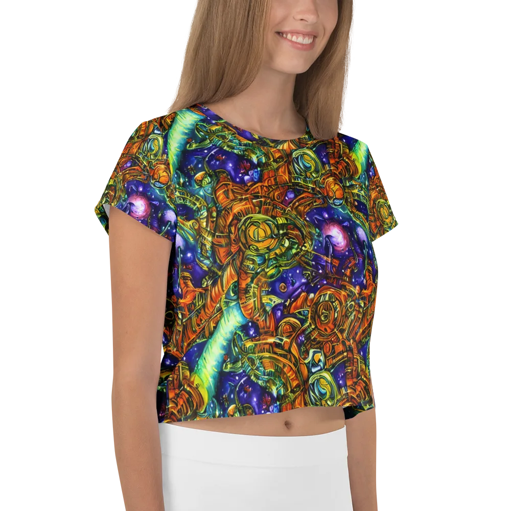 Ultraviolet Machine on Crop Tee — Right