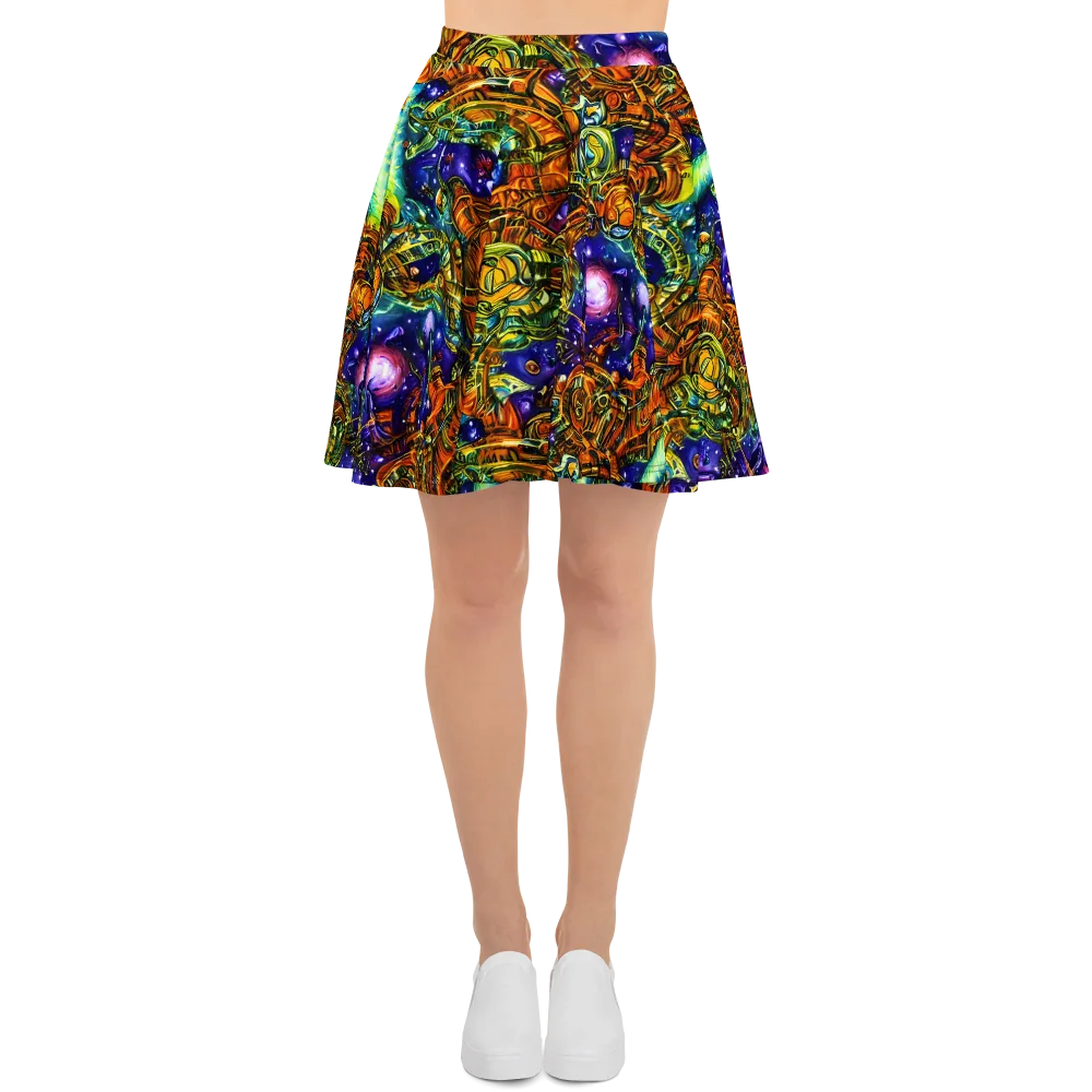 Ultraviolet Machine on Skater Skirt — Front