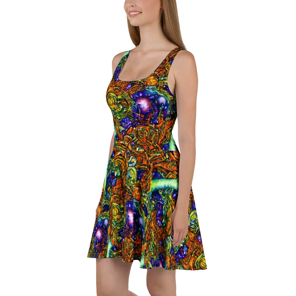 Ultraviolet Machine on Skater Dress — Left