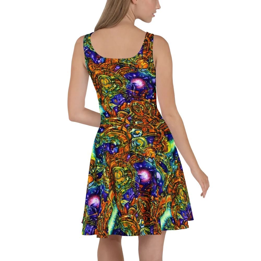 Ultraviolet Machine on Skater Dress — Back