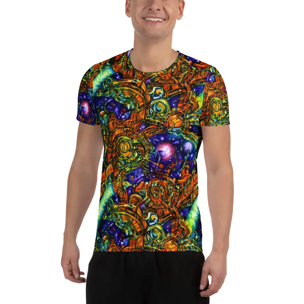 Ultraviolet Machine on Men's Athletic T-Shirt — Front