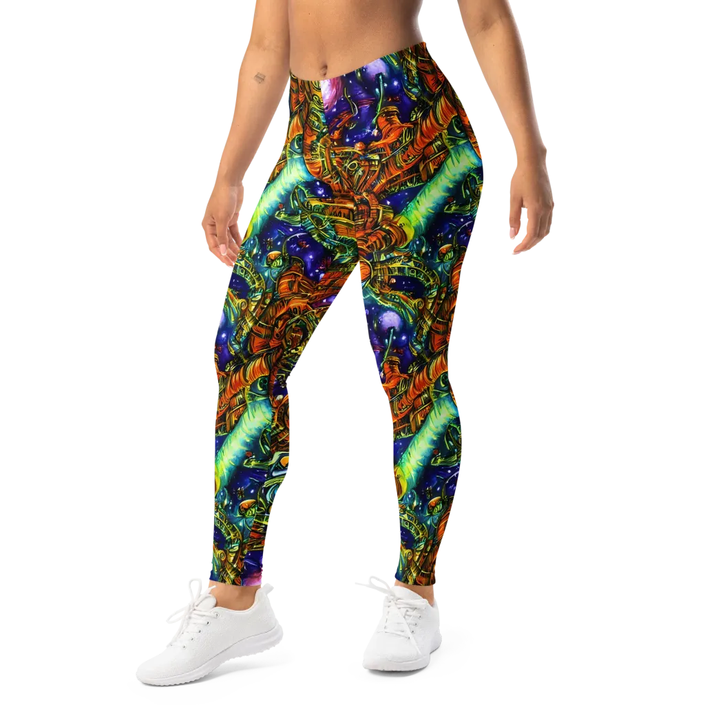 Ultraviolet Machine on Leggings — Left Front