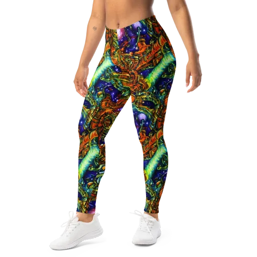 Ultraviolet Machine on a Leggings